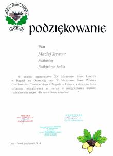Podziękowania rok 2010