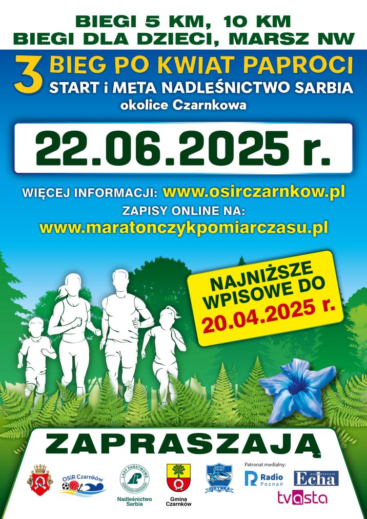 Bieg&#x20;Po&#x20;Kwiat&#x20;Paproci&#x20;-&#x20;Plakat